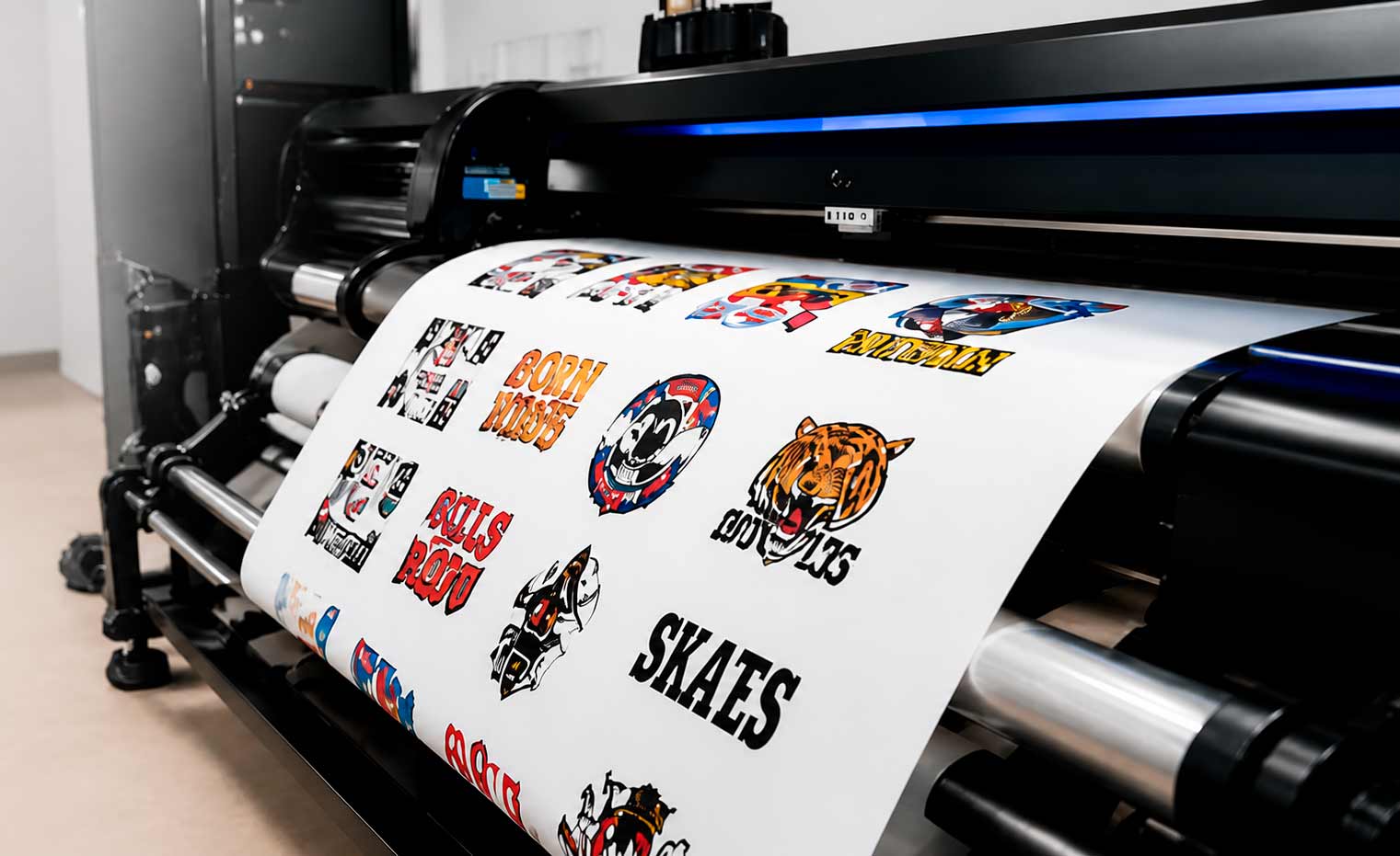 Plotter imprimiendo papel de Sublimación FotoShopRegalos en cordoba