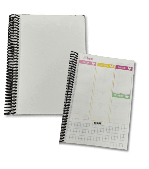 📒 AGENDA PERPETUA A5 CON TAPA SUBLIMABLE 💥