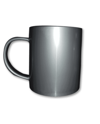 Taza Plástica Sublimable Plateada